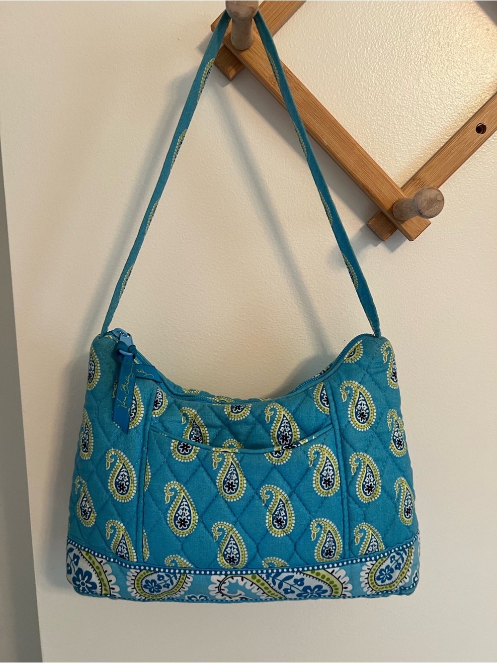 Vera Bradley Bermuda Blue Small Hobo Bag